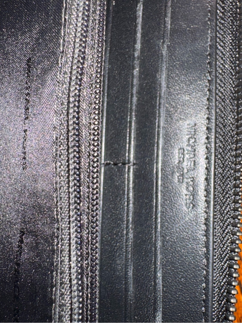 Michael Kors Black Wallet with White Graffiti Print - Picture 9 of 9